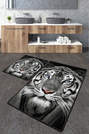 Mijölnir Hunter Djt Juego de Alfombrillas de Baño Multicolor de 3 Piezas